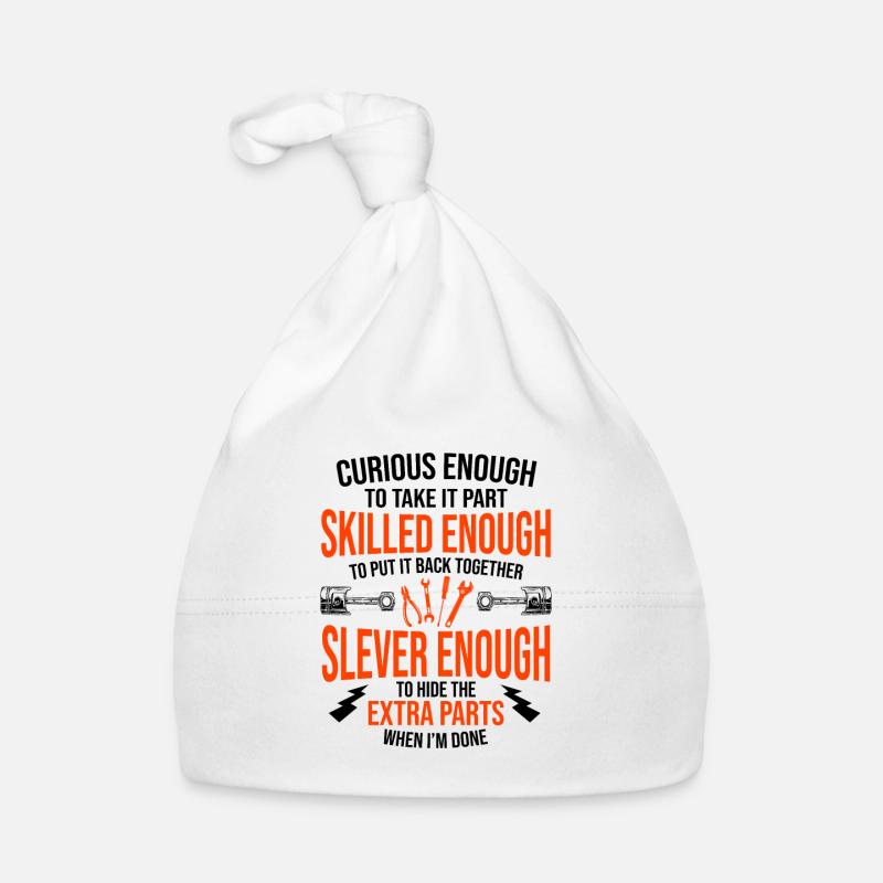 Corious Enough To Take It Part Skilled Enough Mech Baby Bio-Mütze