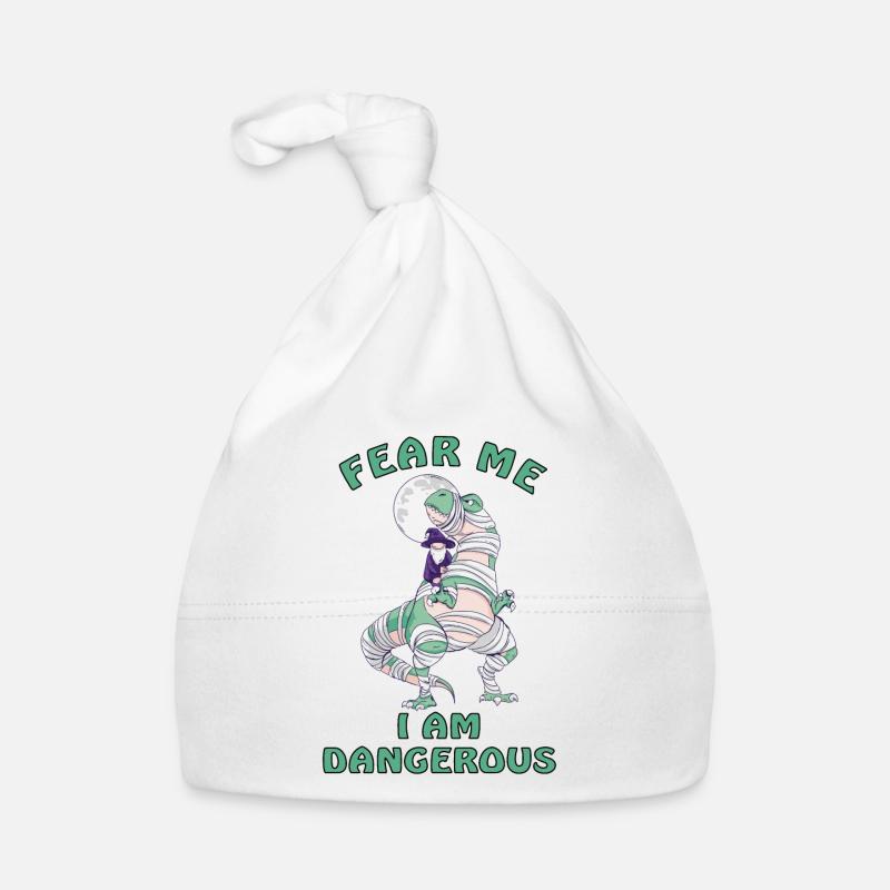 dangerous dinosaur T. rex Organic Baby Cap