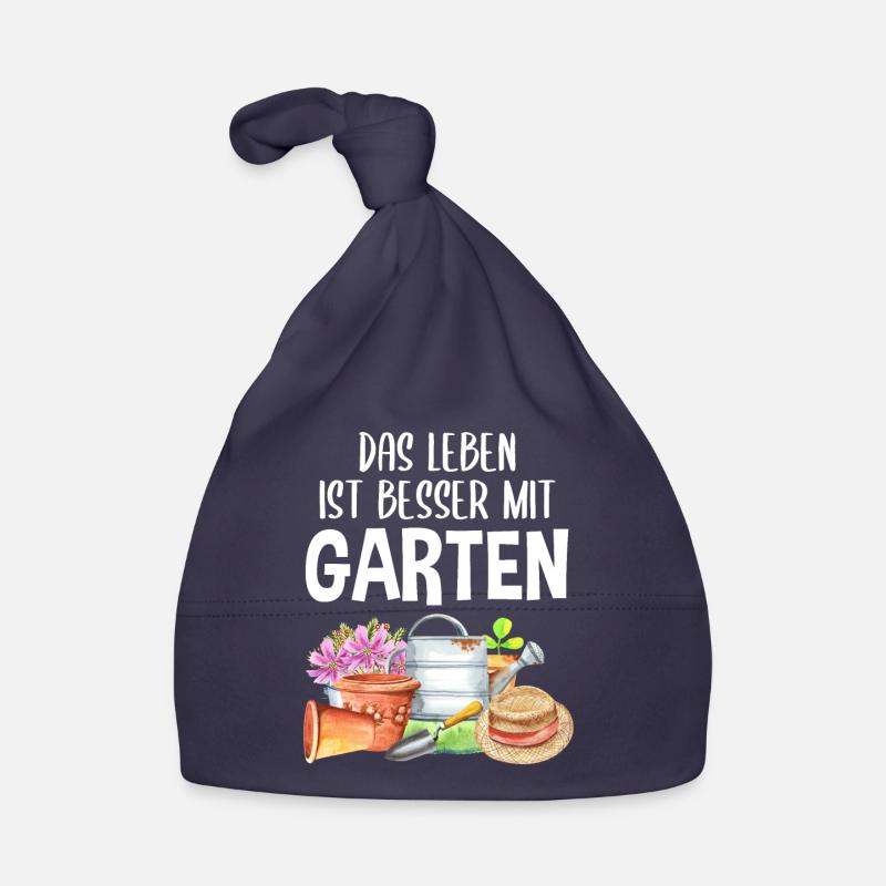 Garten Spruch Hobby Gärtner Geschenkidee Baby Bio-Mütze