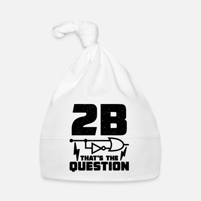 2B That's The Question Lineman Electrical Engineer Baby Bio-Mütze