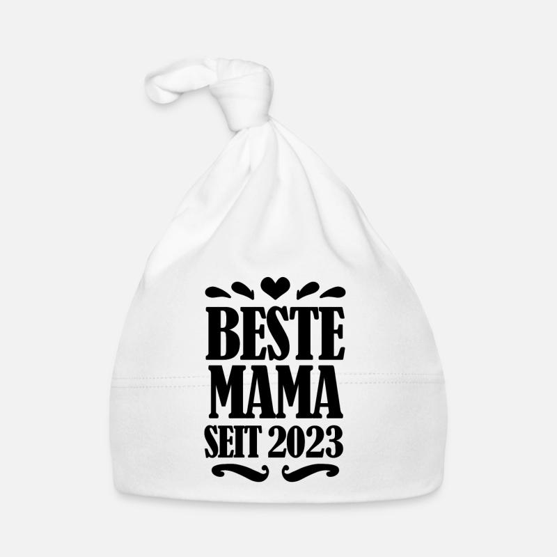 Beste Mama seit 2023 - Beste Mutter seit 2023 Baby Bio-Mütze