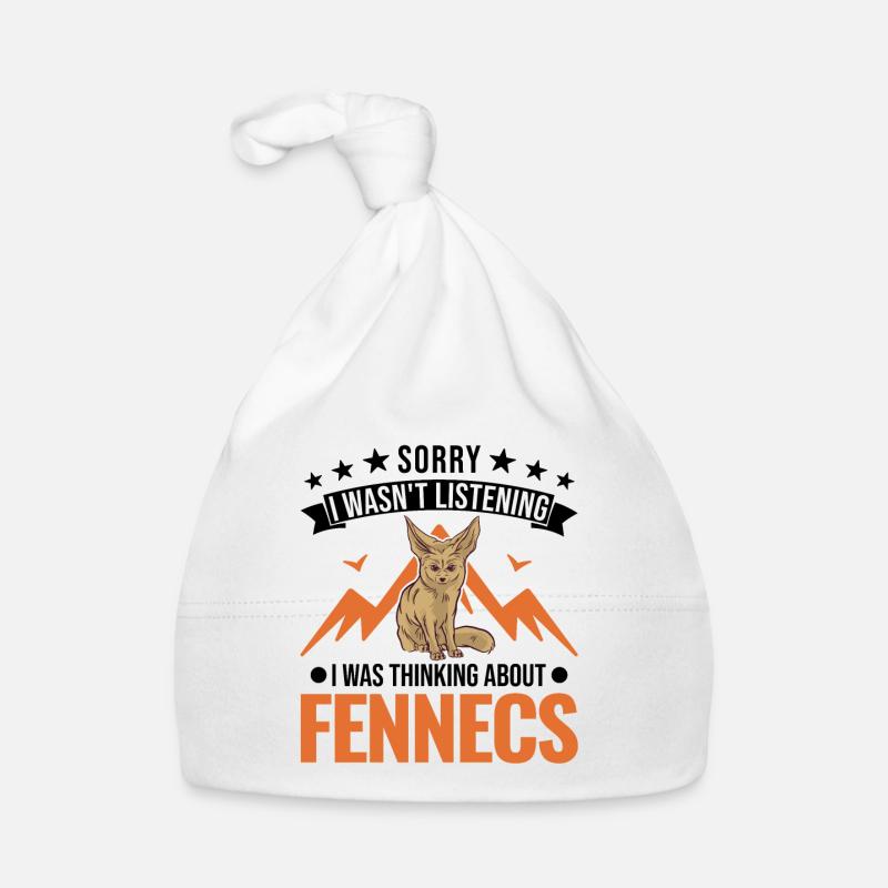 Fennec Cadeau Renard du désert Fennec Bonnet bio Bébé