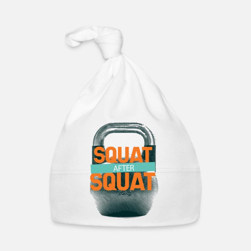 Kettlebell Squat Workout Baby Bio-Mütze