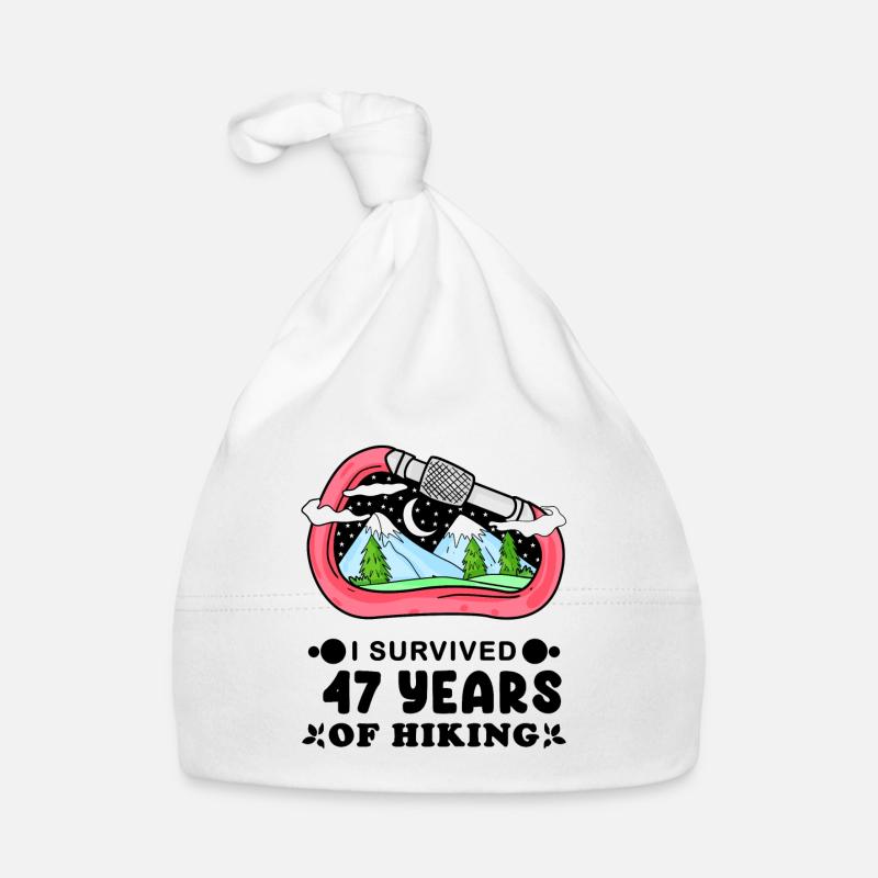 Berg Wanderer 47. Geburtstag 47 Jahre alt Geschenk Baby Bio-Mütze