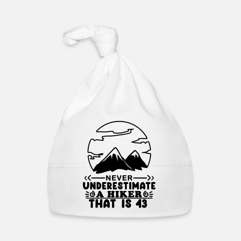 Berg Wanderer 43. Geburtstag 43 Jahre alt Geschenk Baby Bio-Mütze