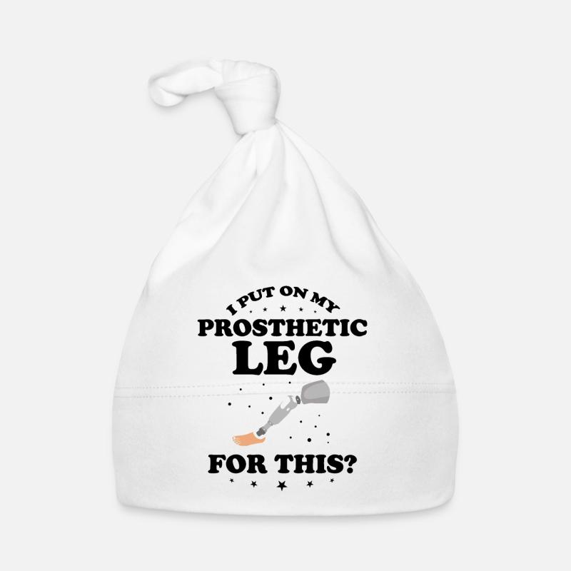 Bionic leg design for leg prostheses Organic Baby Cap