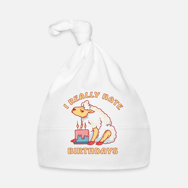 Schaf hasst Geburtstage ich hasse Geburtstage Baby Bio-Mütze