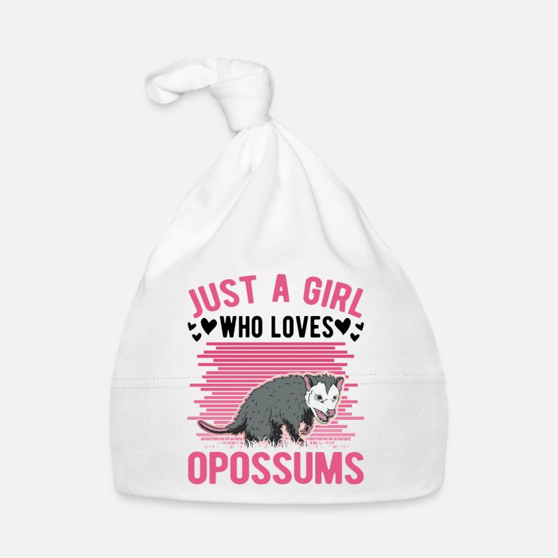 Opossum Mädchen Possum Beutelratte Baby Bio-Mütze