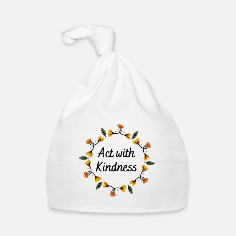 Act with Kindness Organic Baby Cap