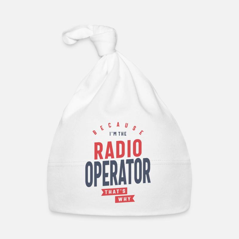 Radio Operator Organic Baby Cap