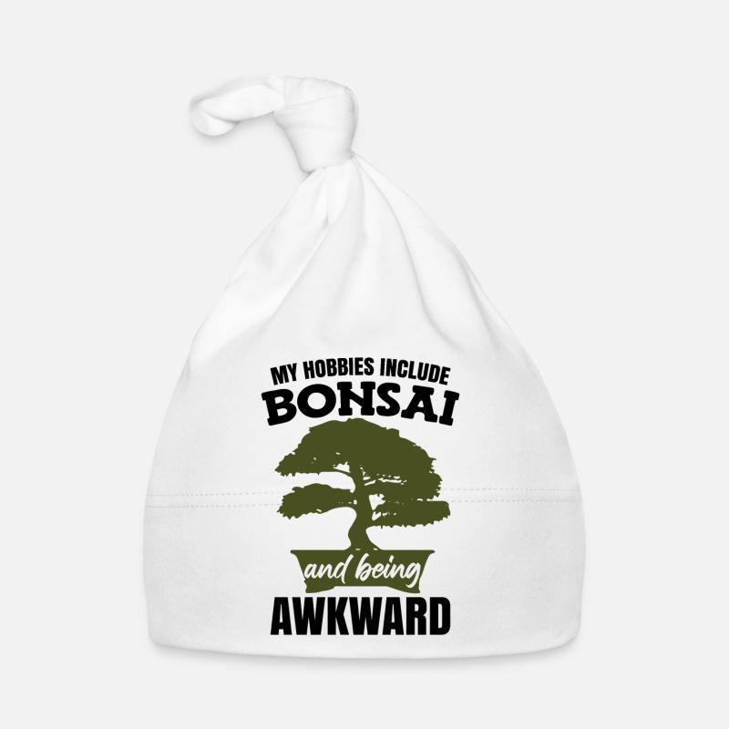 My Hobbies Include Bonsai Organic Baby Cap