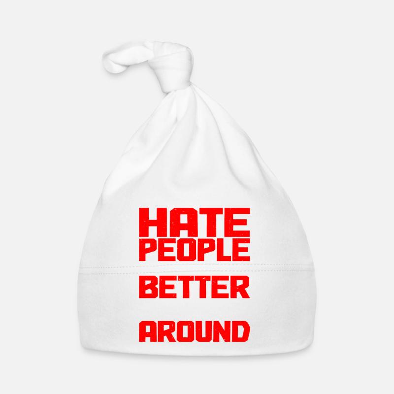 I Don't Hate People 4 Baby Bio-Mütze