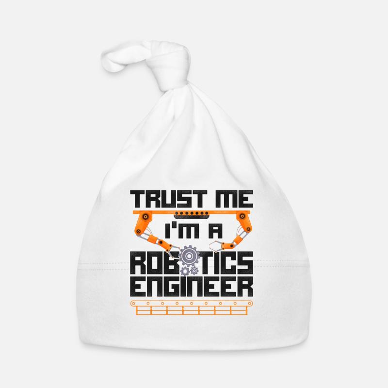 Robot Robotics Engineer Vintage Organic Baby Cap