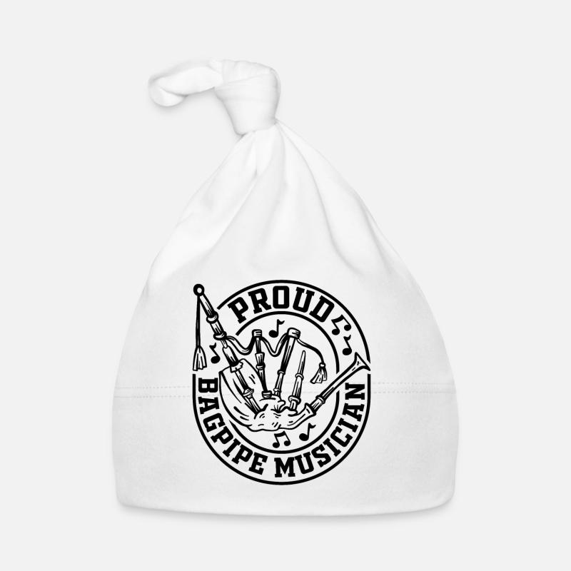 Fier musicien de cornemuse - Joueur de cornemuse Bonnet bio Bébé