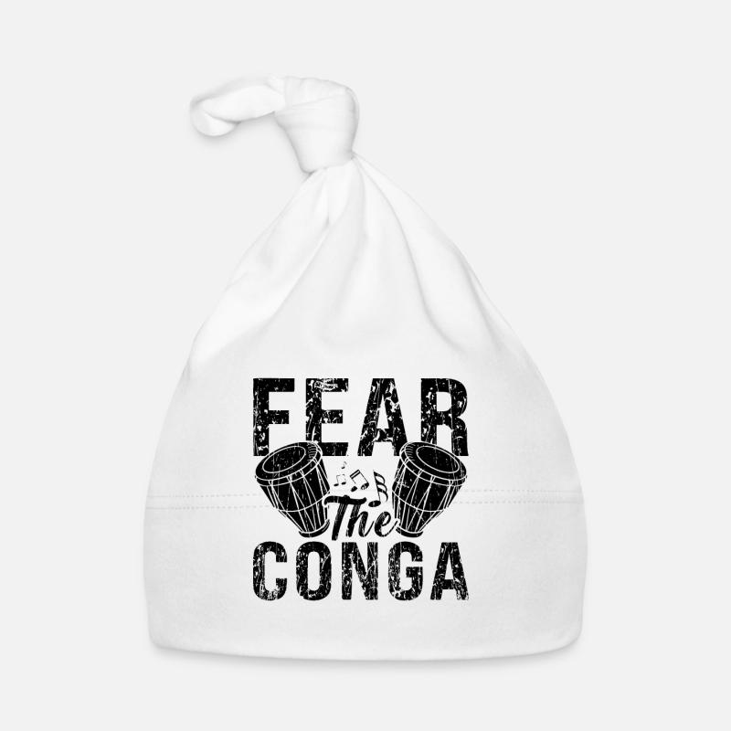 Fear The Conga Musical Instrument Conga Player Baby Bio-Mütze