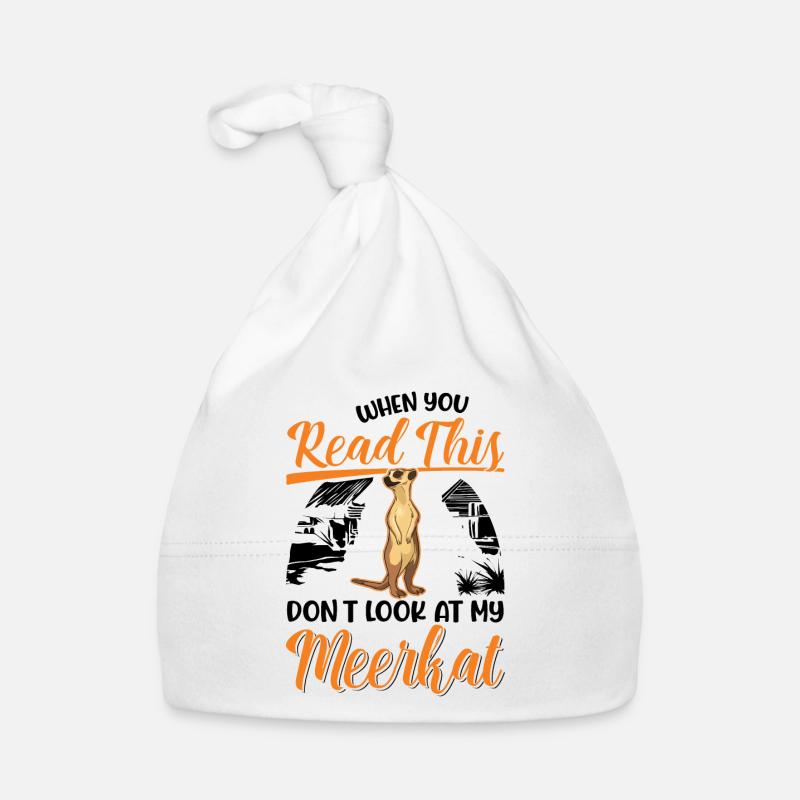 Erdmännchen Geschenk Meerkat Baby Bio-Mütze