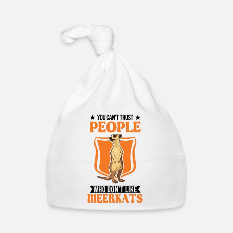 Erdmännchen Geschenk Meerkat Baby Bio-Mütze