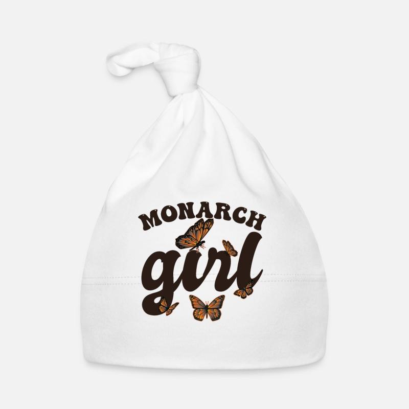 Monarch Mädchen Baby Bio-Mütze