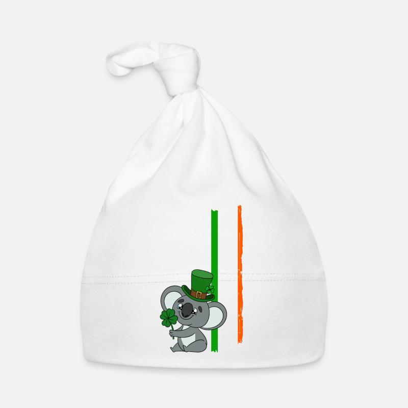 Mignon koala avec chapeau Saint-Patrick Bonnet bio Bébé