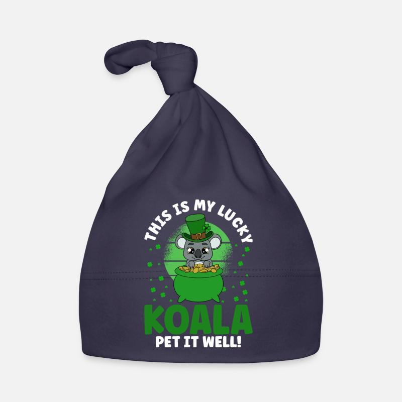 Mignon koala avec chapeau Saint-Patrick Bonnet bio Bébé