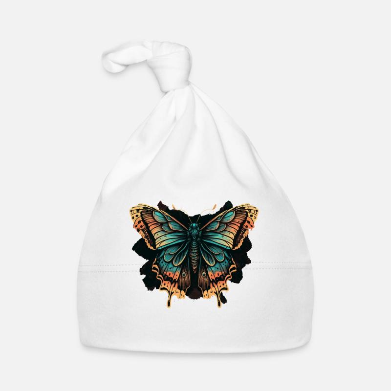 Gliding Butterfly Organic Baby Cap