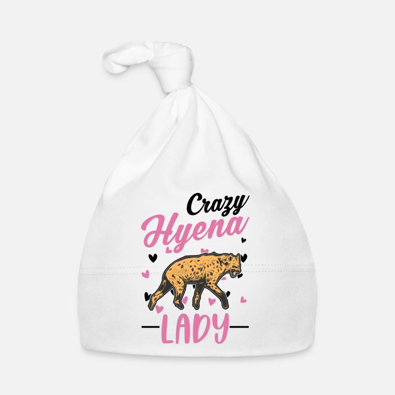 Verrückte Hyänen Lady Erdwolf Hyena Baby Bio-Mütze