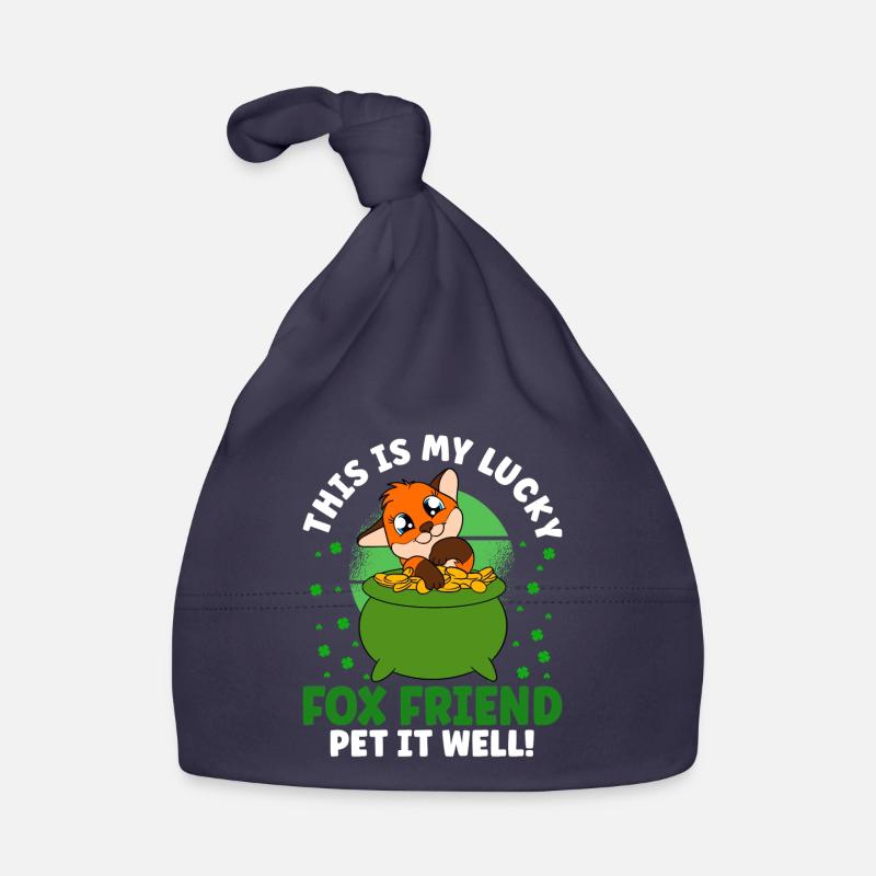 Mignon trèfle renard Saint-Patrick Bonnet bio Bébé