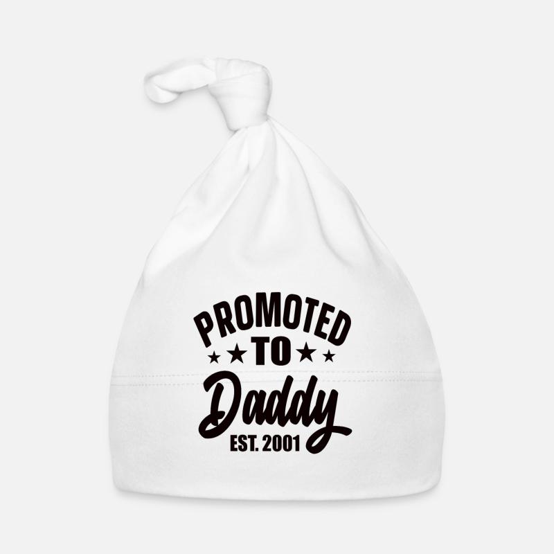 Promu à Papa Est 2001 Bonnet bio Bébé