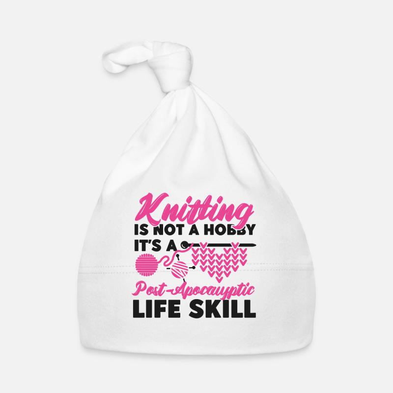 Knitting Knitter Knitting Is Not A Organic Baby Cap