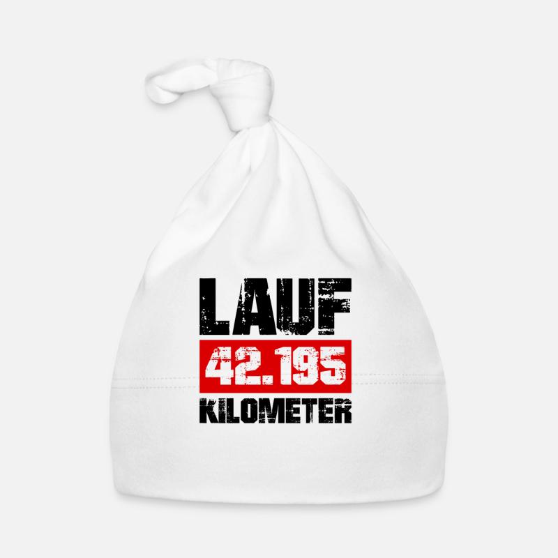 Courir le défi du marathon de 26,2 miles Bonnet bio Bébé