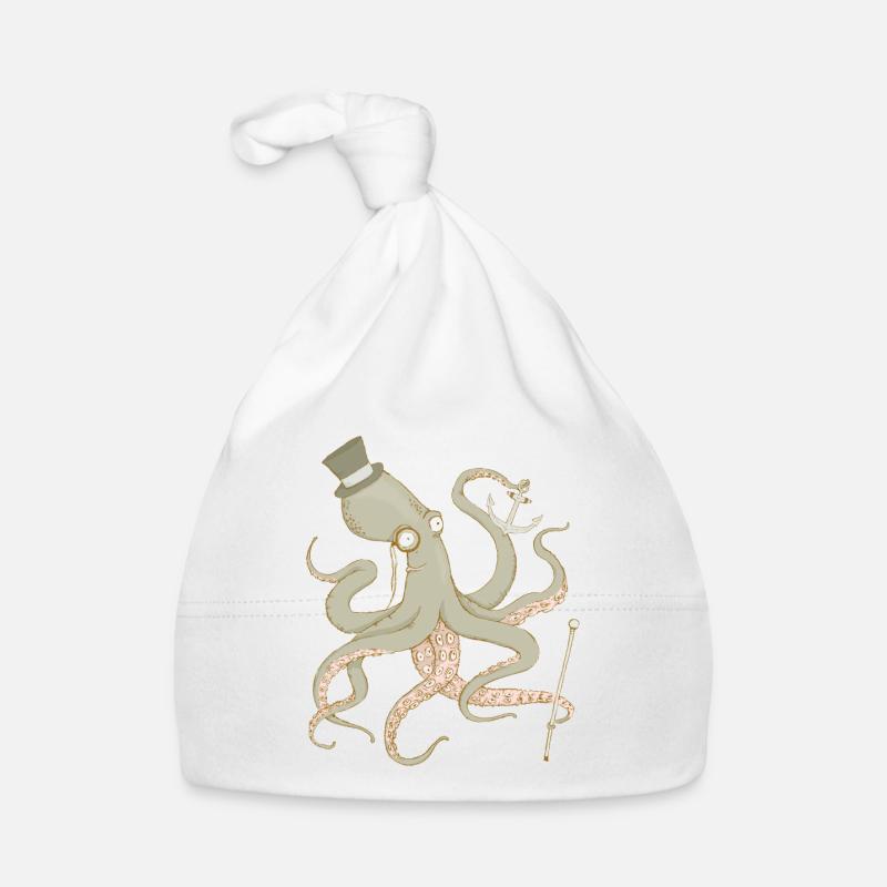 Krake Baby Bio-Mütze