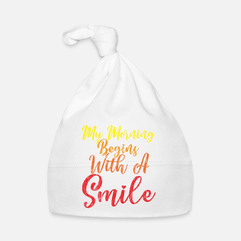 Ma matinée commence avec le sourire 3 Bonnet bio Bébé