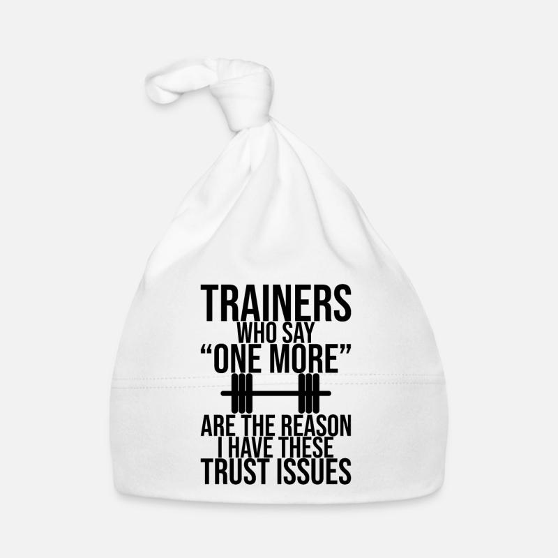 Trainers Who Say "One More" - Trust Issues Baby Bio-Mütze