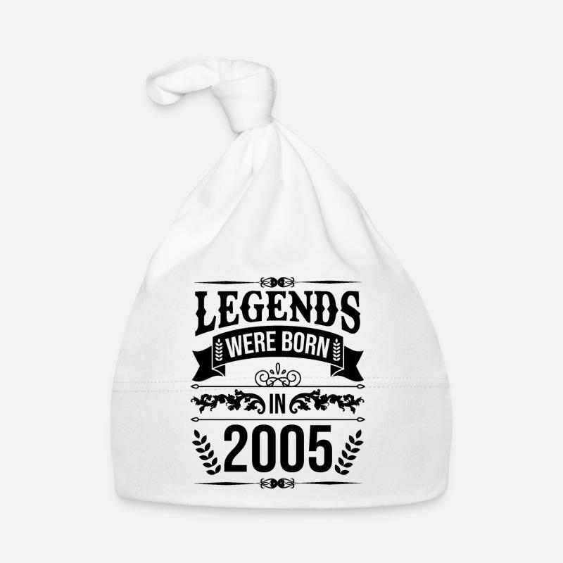 Legends were born in 2005 Organic Baby Cap