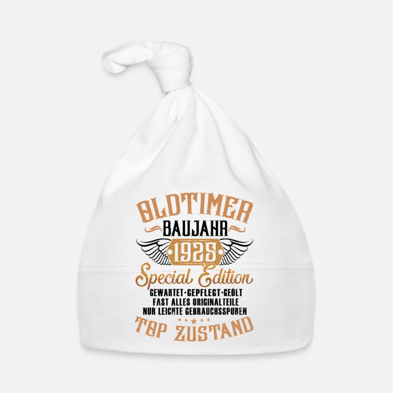 Oldtimer Baujahr 1925 Baby Bio-Mütze