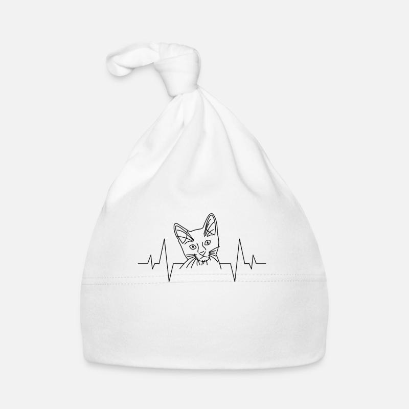 Cœur de chat de chat Bonnet bio Bébé