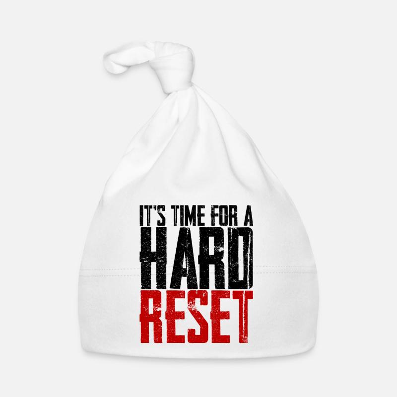 It's Time For A Hard Reset 2 Baby Bio-Mütze