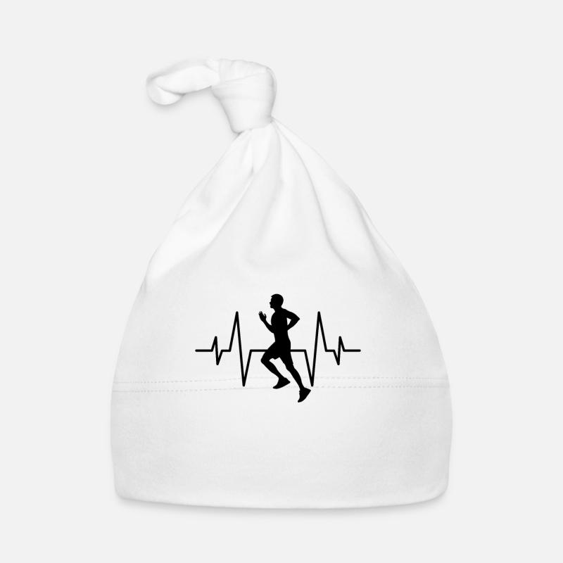 Joggen Jogger Herzschlag Baby Bio-Mütze