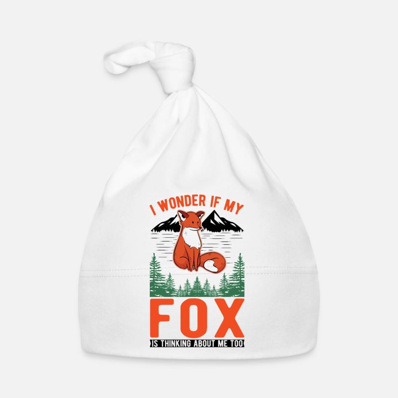 Fuchs Geschenk Rotfuchs Baby Bio-Mütze