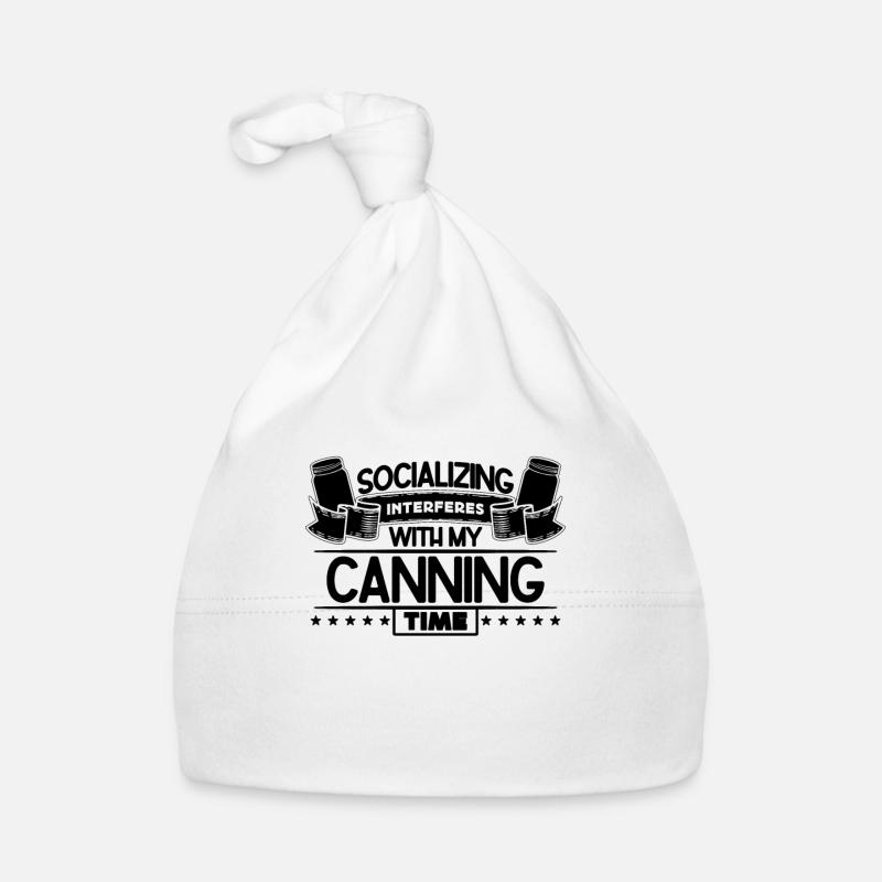 Socializing Interferes With Homesteader Jar Canner Baby Bio-Mütze
