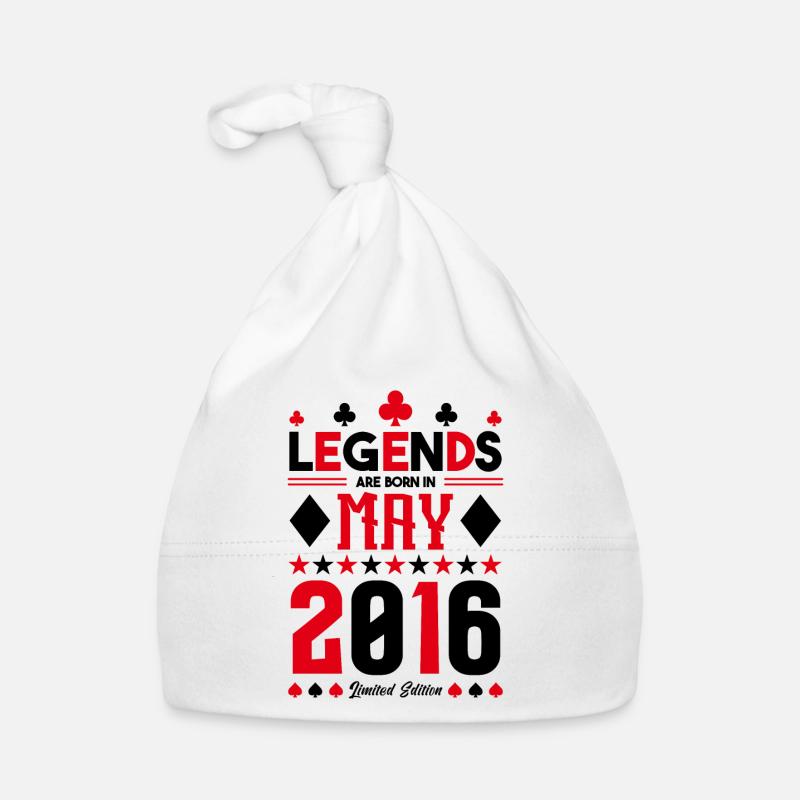 Geburtstagsgeschenk Mai 2016. Kartenspiele . Mai Baby Bio-Mütze