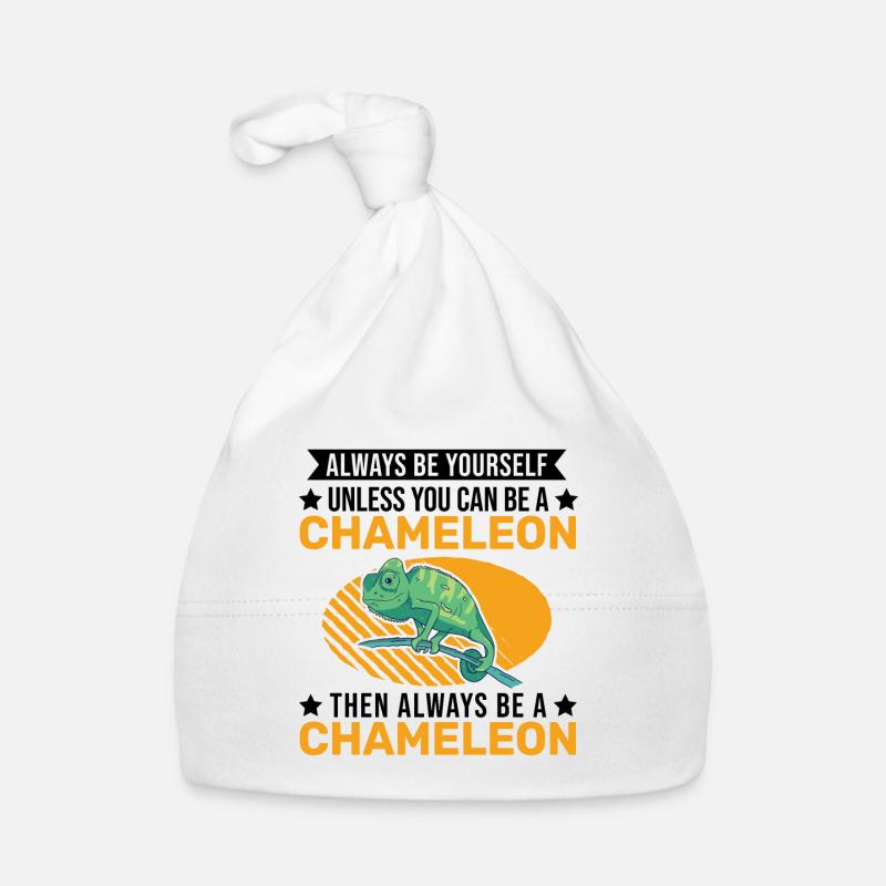 Alawys sois toi-même Chaméléon Chamäleon Bonnet bio Bébé