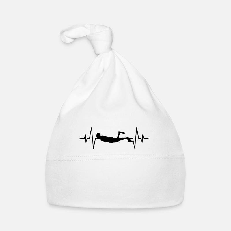 Plongeur Plongée Heartbeat Bonnet bio Bébé