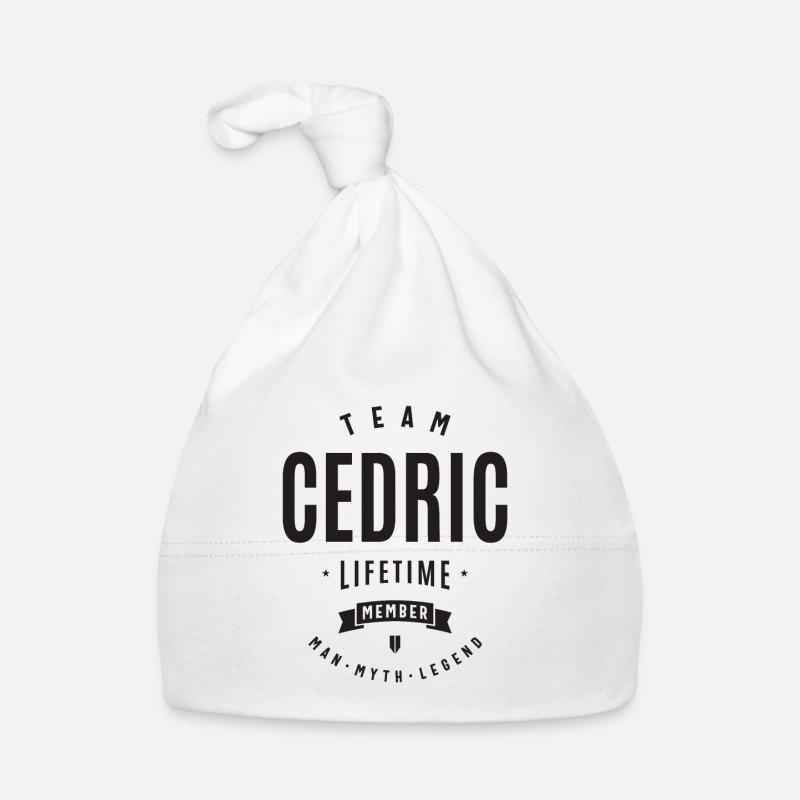 Cedric Lifetime Member Personalized Name Cedric Organic Baby Cap