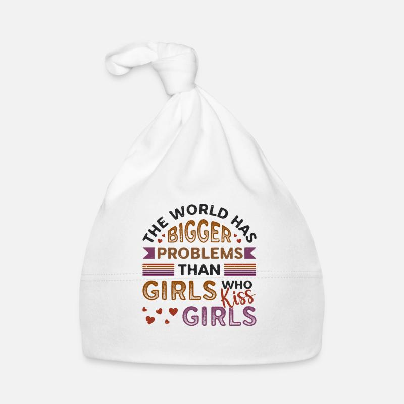 Des problèmes plus importants que les filles, embrasser les filles Bonnet bio Bébé