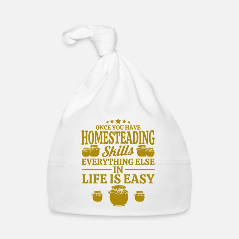 Fähigkeiten eines Selbstversorgers Einmachen Gesch Baby Bio-Mütze