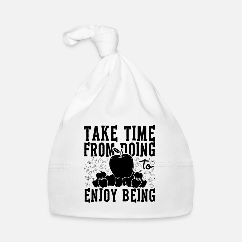 Take Time From Doing Pastries Apple Pie Lover Baby Bio-Mütze