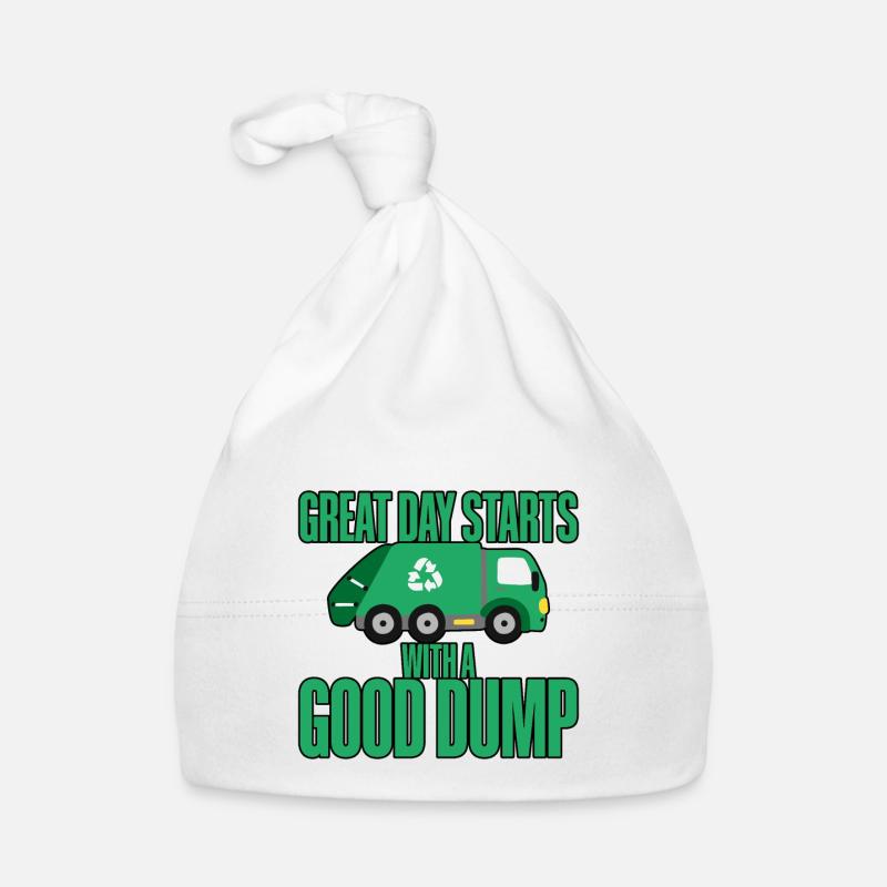 Great Day Starts With A Good Dump Organic Baby Cap