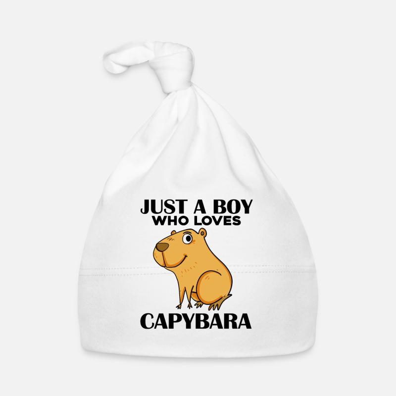 Capybara Junge Baby Bio-Mütze
