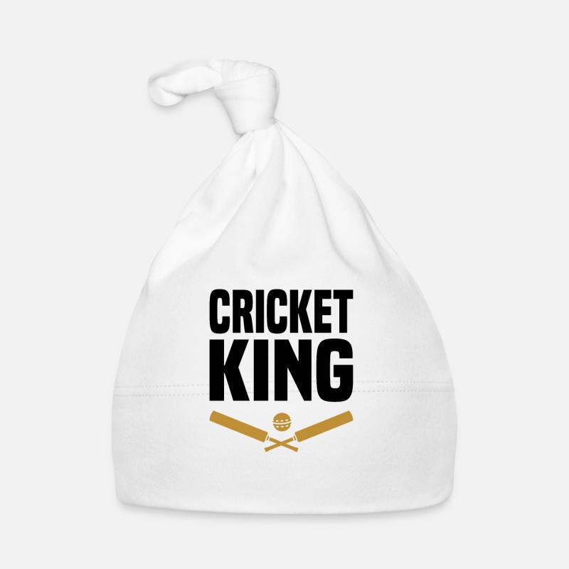 Sport des joueurs de cricket Bonnet bio Bébé